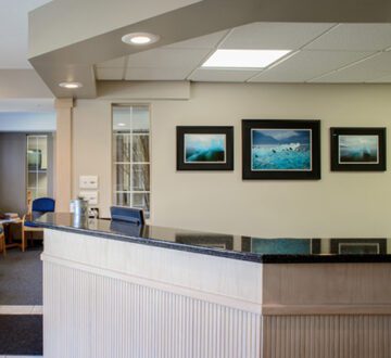 Bruce Martinson Clinic Receptionist Area